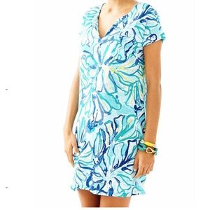 Lilly Pulitzer Duval Pool Blue Stay Cool Dress XXS